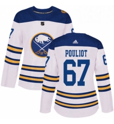 Womens Adidas Buffalo Sabres 67 Benoit Pouliot Authentic White 2018 Winter Classic NHL Jersey Womens Adidas Buffalo Sabres 67 Benoit Pouliot Authentic White 2018 Winter Classic NHL Jersey