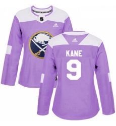 Womens Adidas Buffalo Sabres 9 Evander Kane Authentic Purple Fights Cancer Practice NHL Jersey Womens Adidas Buffalo Sabres 9 Evander Kane Authentic Purple Fights Cancer Practice NHL Jersey