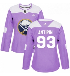 Womens Adidas Buffalo Sabres 93 Victor Antipin Authentic Purple Fights Cancer Practice NHL Jersey Womens Adidas Buffalo Sabres 93 Victor Antipin Authentic Purple Fights Cancer Practice NHL Jersey