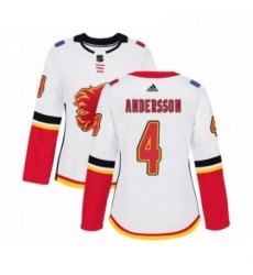 Womens Adidas Calgary Flames 4 Rasmus Andersson Authentic White Away NHL Jersey Womens Adidas Calgary Flames 4 Rasmus Andersson Authentic White Away NHL Jersey