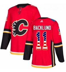 Youth Adidas Calgary Flames 11 Mikael Backlund Authentic Red USA Flag Fashion NHL Jersey Youth Adidas Calgary Flames 11 Mikael Backlund Authentic Red USA Flag Fashion NHL Jersey
