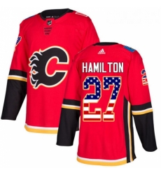 Youth Adidas Calgary Flames 27 Dougie Hamilton Authentic Red USA Flag Fashion NHL Jersey Youth Adidas Calgary Flames 27 Dougie Hamilton Authentic Red USA Flag Fashion NHL Jersey