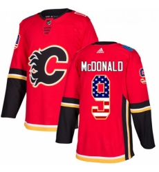 Youth Adidas Calgary Flames 9 Lanny McDonald Authentic Red USA Flag Fashion NHL Jersey Youth Adidas Calgary Flames 9 Lanny McDonald Authentic Red USA Flag Fashion NHL Jersey