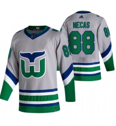 Men Carolina Hurricanes 88 Martin Necas Grey Adidas 2020 21 Reverse Retro Alternate NHL Jersey Men Carolina Hurricanes 88 Martin Necas Grey Adidas 2020 21 Reverse Retro Alternate NHL Jersey