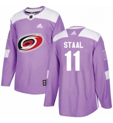 Mens Adidas Carolina Hurricanes 11 Jordan Staal Authentic Purple Fights Cancer Practice NHL Jersey Mens Adidas Carolina Hurricanes 11 Jordan Staal Authentic Purple Fights Cancer Practice NHL Jersey