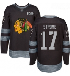 Blackhawks #17 Dylan Strome Black 1917 2017 100th Anniversary Stitched Hockey Jersey Blackhawks #17 Dylan Strome Black 1917 2017 100th Anniversary Stitched Hockey Jersey