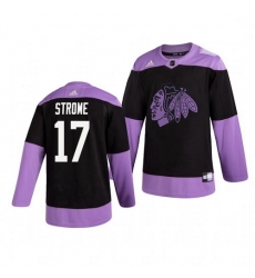 Blackhawks 17 Dylan Strome Black Purple Hockey Fights Cancer Adidas Jersey Blackhawks 17 Dylan Strome Black Purple Hockey Fights Cancer Adidas Jersey