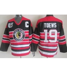 Chicago Blackhawks 19 Jonathan Toews Black 75th Throwback CCM NHL Jerseys Chicago Blackhawks 19 Jonathan Toews Black 75th Throwback CCM NHL Jerseys