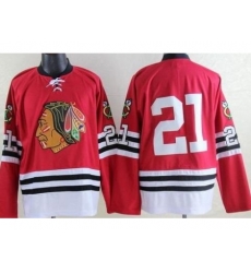 Chicago Blackhawks #21 Stan Mikita Red Mitchell And Ness 1960-61 Throwback Stitched NHL Jersey Chicago Blackhawks #21 Stan Mikita Red Mitchell And Ness 1960-61 Throwback Stitched NHL Jersey