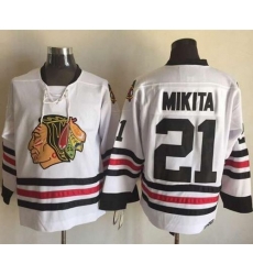 Chicago Blackhawks #21 Stan Mikita White CCM Throwback Stitched NHL Jersey Chicago Blackhawks #21 Stan Mikita White CCM Throwback Stitched NHL Jersey