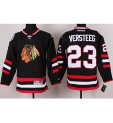 Chicago Blackhawks 23 Kris Versteeg Black 2014 Stadium Series NHL Jersey A PATCH Chicago Blackhawks 23 Kris Versteeg Black 2014 Stadium Series NHL Jersey A PATCH