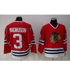 Chicago Blackhawks #3 Keith Magnuson Red CCM red Jersey Chicago Blackhawks #3 Keith Magnuson Red CCM red Jersey