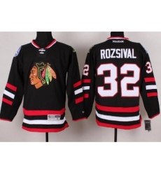 Chicago Blackhawks 32 Michal Rozsival Black 2014 Stadium Series NHL Jersey A PATCH Chicago Blackhawks 32 Michal Rozsival Black 2014 Stadium Series NHL Jersey A PATCH