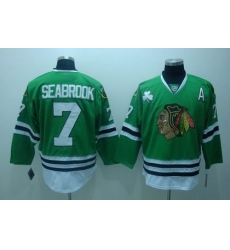 Chicago Blackhawks 7 Brent Seabrook Green Jerseys Chicago Blackhawks 7 Brent Seabrook Green Jerseys