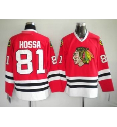 Chicago Blackhawks #81 Marian Hossa RED hockey Jersey Chicago Blackhawks #81 Marian Hossa RED hockey Jersey