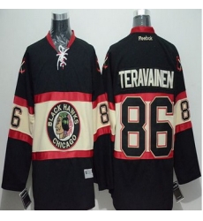 Chicago Blackhawks #86 Teuvo Teravainen Black New Third Stitched NHL Jersey Chicago Blackhawks #86 Teuvo Teravainen Black New Third Stitched NHL Jersey