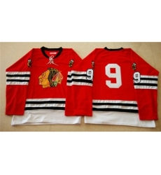 Chicago Blackhawks #9 Bobby Hull Red Mitchell And Ness 1960-61 Stitched NHL Jersey Chicago Blackhawks #9 Bobby Hull Red Mitchell And Ness 1960-61 Stitched NHL Jersey