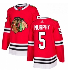 Mens Adidas Chicago Blackhawks 5 Connor Murphy Authentic Red Home NHL Jersey Mens Adidas Chicago Blackhawks 5 Connor Murphy Authentic Red Home NHL Jersey