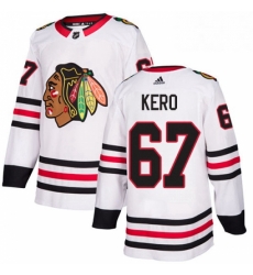 Mens Adidas Chicago Blackhawks 67 Tanner Kero Authentic White Away NHL Jersey Mens Adidas Chicago Blackhawks 67 Tanner Kero Authentic White Away NHL Jersey
