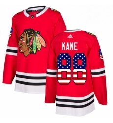 Mens Adidas Chicago Blackhawks 88 Patrick Kane Authentic Red USA Flag Fashion NHL Jersey Mens Adidas Chicago Blackhawks 88 Patrick Kane Authentic Red USA Flag Fashion NHL Jersey
