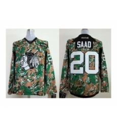 NHL Jerseys Chicago Blackhawks #20 Saad camo NHL Jerseys Chicago Blackhawks #20 Saad camo