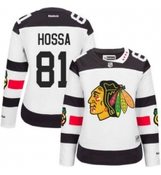 Blackhawks #81 Marian Hossa White 2016 Stadium Series Womens Stitched NHL Jersey Blackhawks #81 Marian Hossa White 2016 Stadium Series Womens Stitched NHL Jersey