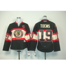 Women Chicago Blackhawks #19 TOEWS WINTER CLASSIC Black Women Chicago Blackhawks #19 TOEWS WINTER CLASSIC Black