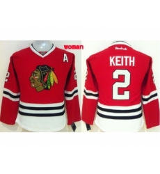 Women NHL Chicago Blackhawks 2 Duncan Keith red Jersey Women NHL Chicago Blackhawks 2 Duncan Keith red Jersey