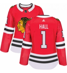Womens Adidas Chicago Blackhawks 1 Glenn Hall Authentic Red Home NHL Jersey Womens Adidas Chicago Blackhawks 1 Glenn Hall Authentic Red Home NHL Jersey