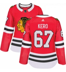 Womens Adidas Chicago Blackhawks 67 Tanner Kero Authentic Red Home NHL Jersey Womens Adidas Chicago Blackhawks 67 Tanner Kero Authentic Red Home NHL Jersey