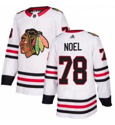 Womens Adidas Chicago Blackhawks 78 Nathan Noel Authentic White Away NHL Jersey Womens Adidas Chicago Blackhawks 78 Nathan Noel Authentic White Away NHL Jersey