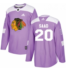 Youth Adidas Chicago Blackhawks 20 Brandon Saad Authentic Purple Fights Cancer Practice NHL Jersey Youth Adidas Chicago Blackhawks 20 Brandon Saad Authentic Purple Fights Cancer Practice NHL Jersey