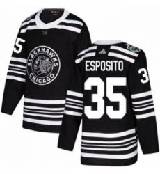 Youth Adidas Chicago Blackhawks 35 Tony Esposito Authentic Black 2019 Winter Classic NHL Jersey Youth Adidas Chicago Blackhawks 35 Tony Esposito Authentic Black 2019 Winter Classic NHL Jersey