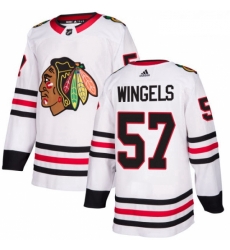 Youth Adidas Chicago Blackhawks 57 Tommy Wingels Authentic White Away NHL Jersey Youth Adidas Chicago Blackhawks 57 Tommy Wingels Authentic White Away NHL Jersey