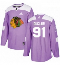 Youth Adidas Chicago Blackhawks 91 Anthony Duclair Authentic Purple Fights Cancer Practice NHL Jersey Youth Adidas Chicago Blackhawks 91 Anthony Duclair Authentic Purple Fights Cancer Practice NHL Jersey