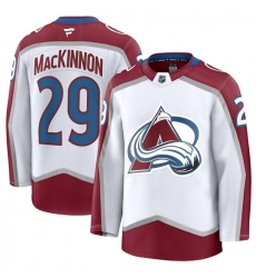 Men Colorado Avalanche 29 Nathan MacKinnon White 2024 25 Away Stitched Jersey Men Colorado Avalanche 29 Nathan MacKinnon White 2024 25 Away Stitched Jersey
