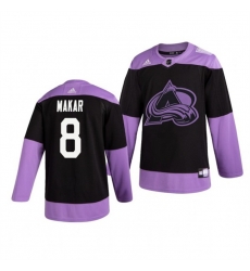 Men Colorado Avalanche 8 Cale Makar Black Purple Stitched Jersey Men Colorado Avalanche 8 Cale Makar Black Purple Stitched Jersey