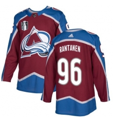 Men Colorado Avalanche 96 Mikko Rantanen 2022 Burgundy Stanley Cup Final Patch Stitched Jersey Men Colorado Avalanche 96 Mikko Rantanen 2022 Burgundy Stanley Cup Final Patch Stitched Jersey