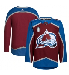 Men Colorado Avalanche Blank 2022 Burgundy Stanley Cup Final Patch Stitched Jersey Men Colorado Avalanche Blank 2022 Burgundy Stanley Cup Final Patch Stitched Jersey