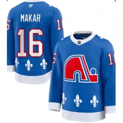 Men Colorado Avalanche Cale Makar #16 Blue Fanatics Blue 2024 25 Home Stitched Jersey