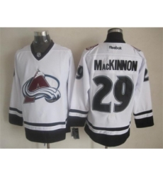 NHL Colorado Avalanche #29 Nathan MacKinnon white-black jerseys NHL Colorado Avalanche #29 Nathan MacKinnon white-black jerseys