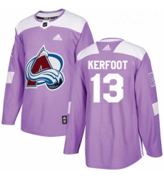 Youth Adidas Colorado Avalanche 13 Alexander Kerfoot Authentic Purple Fights Cancer Practice NHL Jersey Youth Adidas Colorado Avalanche 13 Alexander Kerfoot Authentic Purple Fights Cancer Practice NHL Jersey