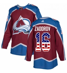 Youth Adidas Colorado Avalanche 16 Nikita Zadorov Authentic Burgundy Red USA Flag Fashion NHL Jersey Youth Adidas Colorado Avalanche 16 Nikita Zadorov Authentic Burgundy Red USA Flag Fashion NHL Jersey