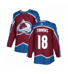 Youth Adidas Colorado Avalanche 18 Conor Timmins Premier Burgundy Red Home NHL Jersey Youth Adidas Colorado Avalanche 18 Conor Timmins Premier Burgundy Red Home NHL Jersey