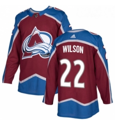 Youth Adidas Colorado Avalanche 22 Colin Wilson Authentic Burgundy Red Home NHL Jersey Youth Adidas Colorado Avalanche 22 Colin Wilson Authentic Burgundy Red Home NHL Jersey