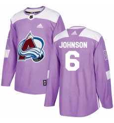 Youth Adidas Colorado Avalanche 6 Erik Johnson Authentic Purple Fights Cancer Practice NHL Jersey Youth Adidas Colorado Avalanche 6 Erik Johnson Authentic Purple Fights Cancer Practice NHL Jersey
