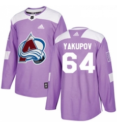 Youth Adidas Colorado Avalanche 64 Nail Yakupov Authentic Purple Fights Cancer Practice NHL Jersey Youth Adidas Colorado Avalanche 64 Nail Yakupov Authentic Purple Fights Cancer Practice NHL Jersey