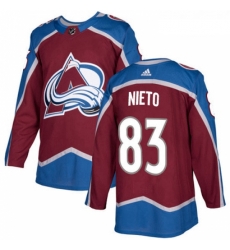 Youth Adidas Colorado Avalanche 83 Matt Nieto Premier Burgundy Red Home NHL Jersey Youth Adidas Colorado Avalanche 83 Matt Nieto Premier Burgundy Red Home NHL Jersey