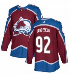 Youth Adidas Colorado Avalanche 92 Gabriel Landeskog Premier Burgundy Red Home NHL Jersey Youth Adidas Colorado Avalanche 92 Gabriel Landeskog Premier Burgundy Red Home NHL Jersey