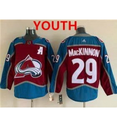 Youth Colorado Avalanche #29 Nathan MacKinnon With A Ptach Burgundy Stitched Jersey Youth Colorado Avalanche #29 Nathan MacKinnon With A Ptach Burgundy Stitched Jersey
